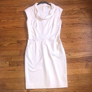 Banana Republic Peplum Dress Cream - Sz 4